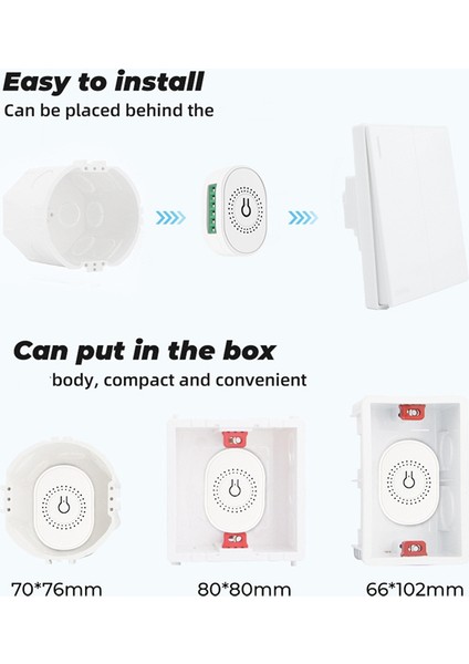 Mini Wifi Akıllı Ev Kısma Anahtarı Siyah (Yurt Dışından) indirimleri