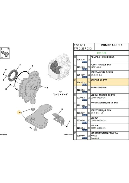 Peugeot 206 207 208 307 407 Citroen C3 C4 8200807136 226333 (Yurt Dışından) indirimleri
