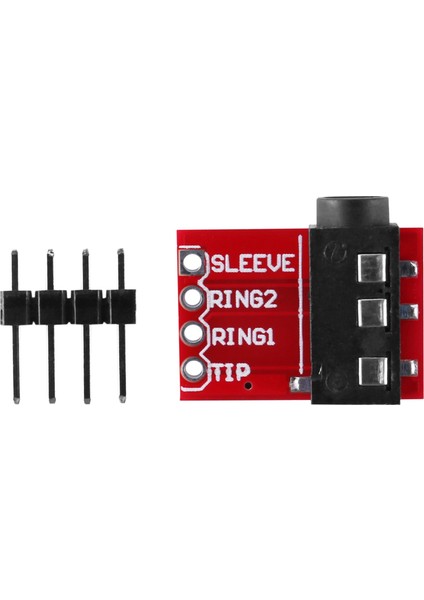 Trrs 3.5mm Jack Kesme Panosu Kulaklık Video Ses Mp3 Profesyonel Konnektör Modülü (Yurt Dışından)