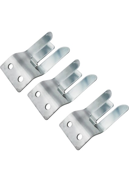 3x Metal Mikrofon Tutucu / Klips - Cb / Ham Radyo Için Vidalayın - Mh2 (Yurt Dışından)