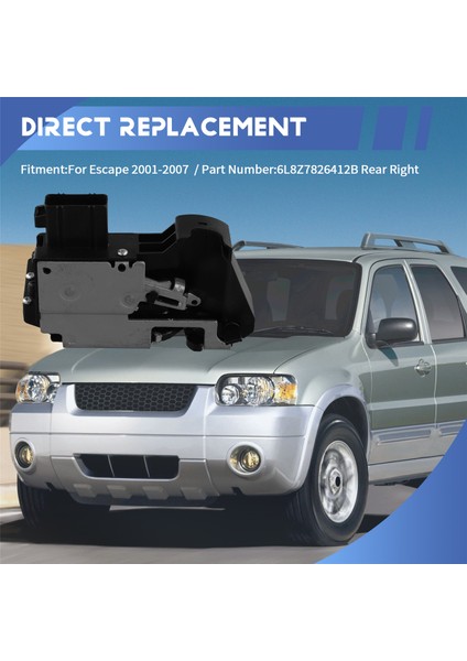 Ford Escape 2001-2007 6L8Z7826412B Arka Sağa Yeni Araba Arka Kapı Kilidi Aktüatör Kapı Kilit Bloğu (Yurt Dışından) indirimleri