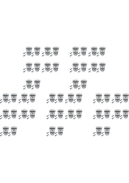 50 Adet El Mikrofonu Tutucu Mikrofon Hoparlör Asmak Klipsi Cb CM300 GTX800 HLN9073 GM360 Radyo (Yurt Dışından)