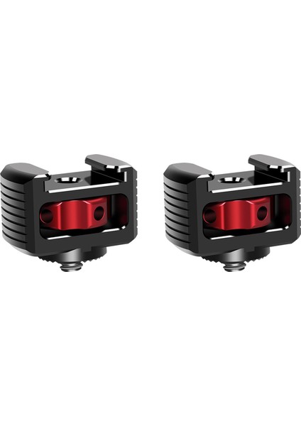 LED Video Işığı Için 1/4 Inç Vidalı Bağlantı Montajlı Weebills Gimbal Için 2x Soğuk Ayakkabı Uzatma Plakası (Yurt Dışından)