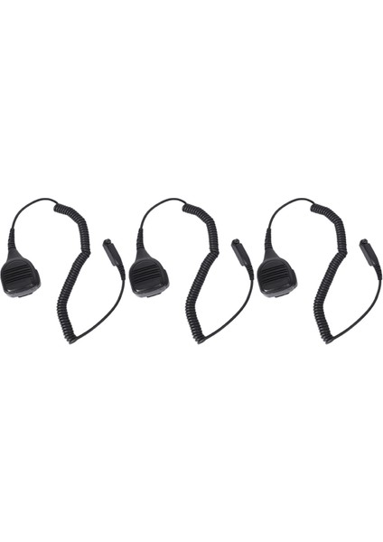 3x IP54 Su Geçirmez Taşınabilir Hoparlör Mikrofon Mikrofon Walkie Talkie STP9000 Iki Yönlü Telsiz Sepura STP8000 (Yurt Dışından)