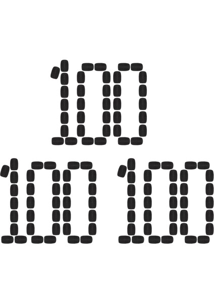 300 Parça Mini Köpük Mikrofon Ön Cam Mikrofon Kapağı Küçük Yaka ve Kulaklık Mikrofonları Için Köpük Koruması (Yurt Dışından)