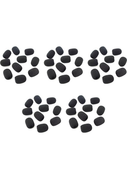 500 Adet Mikrofon Kulaklık Izgara Cam Sünger Köpük Siyah Mikrofon Kapağı 30MM x 8mm (Yurt Dışından)