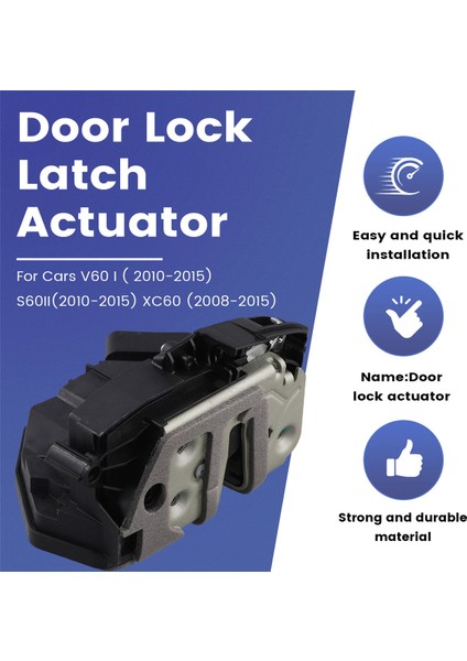 31349871 Merkezi Kapı Kilidi Aktüatör Volvo V60 I ​​S60II XC60 31301944 (Yurt Dışından) fırsatları