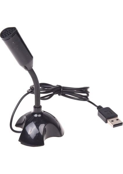 Pc Bilgisayar Dizüstü Standı Için USB Mikrofon Web Esnek Gürültü Önleyici Mikrofon (Yurt Dışından)