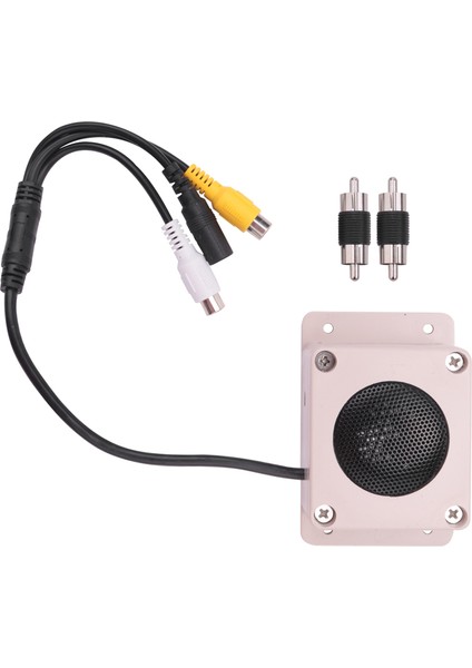 Güvenlik Kamerası Için Mikrofon Hoparlör Cihazı Ip Kamera Için Dış Mekan Su Geçirmez Ses Kaydı Iki Yönlü Telsiz (Yurt Dışından)