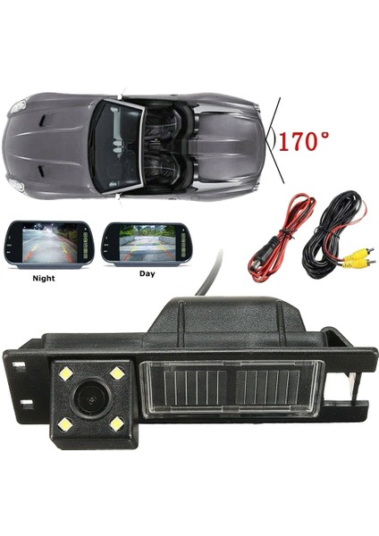 4 LED Dinamik Yörünge Hd Arka Görünüm Yedek Kamera Opel Astra H J Corsa Meriva Zafira Insignia Fiat Için Ters Kamera (Yurt Dışından) indirimleri