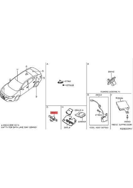 Araba Ön Görünüm Kamera Montajı 284F1-4RA1A Nissan Maxima 2016-2018 Park Yardımı Ön Kamera 284F14RA4A 284F14RA1A (Yurt Dışından) fırsatları