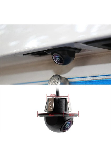 Ccd Fisheye Lens Araç Kamera Arka Görünüm Geniş Açılı Reversing Yedek Kamera Hd Gece Görüşü Otomatik Park Yardımı (Yurt Dışından)