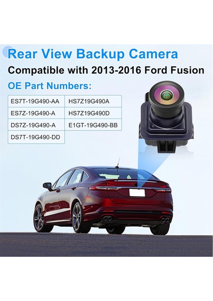 Araba Arka Görünüm Yedek Kamera Parkı Yardım Kamerası DP5Z-19G490-A EP5Z-19G490-A Ford Fusion 2013-2016 (Yurt Dışından) modelleri
