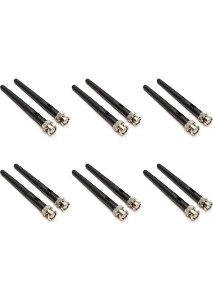 EW100 EW300 EW500 G3 G3 Serisi Alıcı Kablosuz Mikrofon Için Bnc Konnektörlü 6x 2 Uhf Anten (Yurt Dışından)
