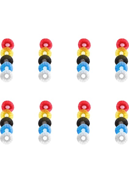 1600 Adet Tek Kullanımlık Mikrofon Kapağı, Ktv Kayıt Stüdyosu Karaoke Için El Mikrofonu Ön Cam (Karışık Renkler) (Yurt Dışından)