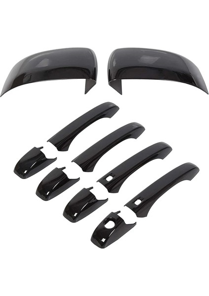 Parlak Siyah Ayna Kapakları+Jeep Grand Cherokee Dodge Durango 2011-2020 Için Kapı Kolu Kapakları (Yurt Dışından) fırsatları