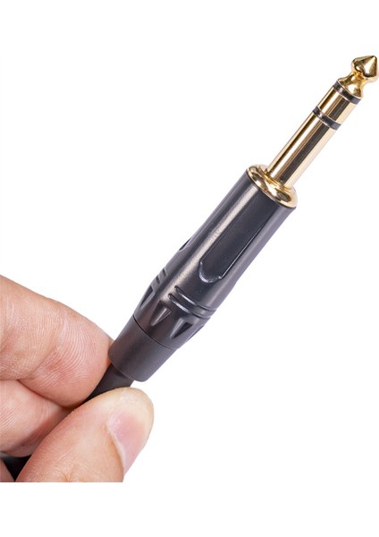 4x 6.35 mm 1/4 Inç Erkek - Xlr Erkek Ses Stereo Mikrofon Kablosu - Erkek - Xlr Erkek Dengeli Hoparlör Mikrofon Kablosu, 1 Metre (Yurt Dışından)