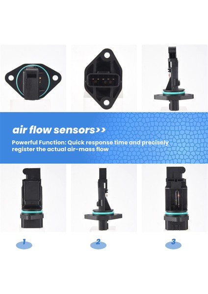 Nissan Almera Için Hava Akışı Maf Sensörü N16 Primera P10 P11 P12 WP11 WP12 1.5 1.6 1.8l 22680-5U400 0280218094 F00C2G2060 (Yurt Dışından) fırsatları