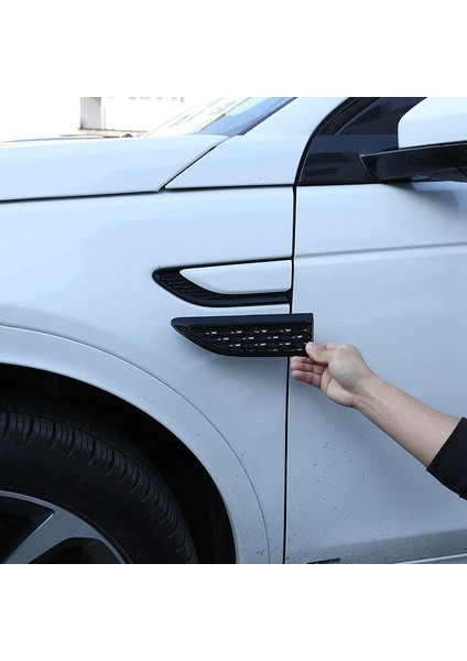 Araba Yan Havalandırma Dekorasyon Trim Sticker Yan Hava Çamurluk Havalandırma Kapağı Land Rover Discovery Sport L550 2015-2020 (Yurt Dışından) modelleri