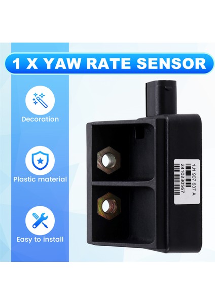1J1907637A Araç Yaw Hız Sensör Vw Bora Beetle Golf Için Esp Sensörü 1999-2001 Audi A3/s3/sportb 1997-2003 1j0 907 657 A (Yurt Dışından) fırsatları