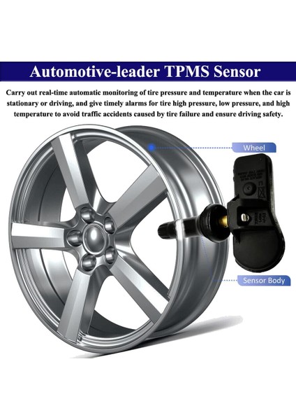 Hyundai Sonata Için 4 Tpms Lastik Basınç Izleme Sensörü 52933-C1100 Paket Tucson Santa Fe Kia 2015-2020 (Yurt Dışından) fiyatları