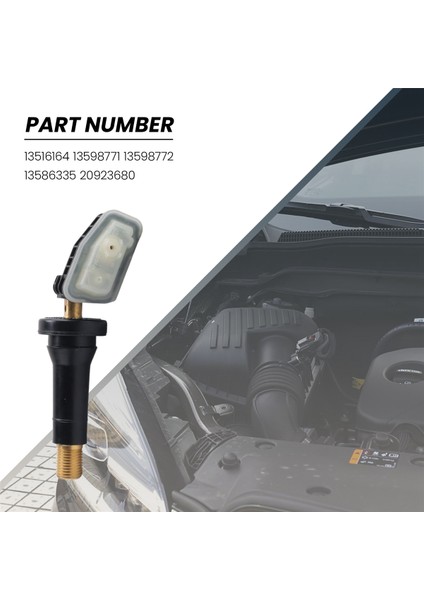 2018 Için Chevrolet Equinox 315MHZ 23445327 Tpms Sensör Lastik Hava Basınç Sensörü 13516164 13586335 (Yurt Dışından) indirimleri