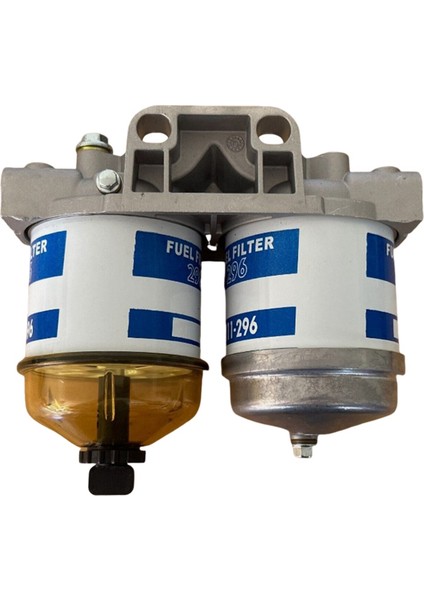 Evrensel Dizel Çift Ekle Düello Yakıt Filtresi 296 Element 7111-296 HDF296 Filtre Yağı Su Ayırıcı Çift Bardak Assy (Yurt Dışından) modelleri