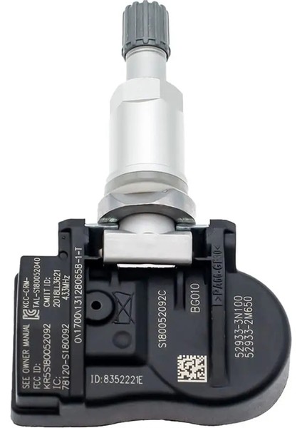 4pcs Lastik Basınç Sensörü Tpms 52933-3N100 Hyundai Accent Equus I30 IX20 Kia Rio Ceed 52933-2J100 52933-B1100 433MHZ (Yurt Dışından) indirimleri