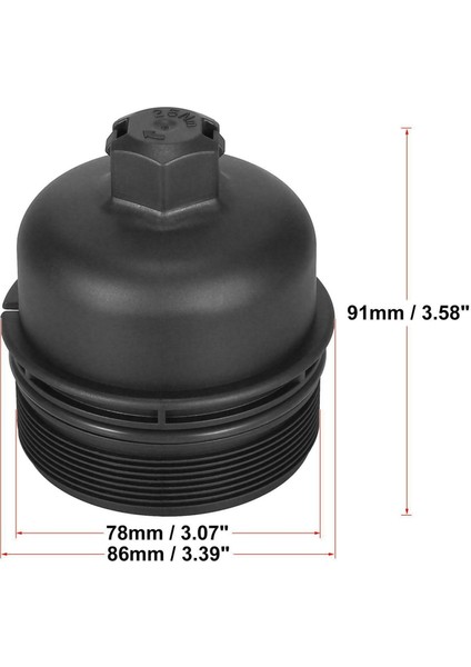 Land Rover Freelander Için Motor Yağı Filtre Konut Kapağı Kapağı 2 2006-2014 Range Rover Evoque LR006205 (Yurt Dışından) fırsatları