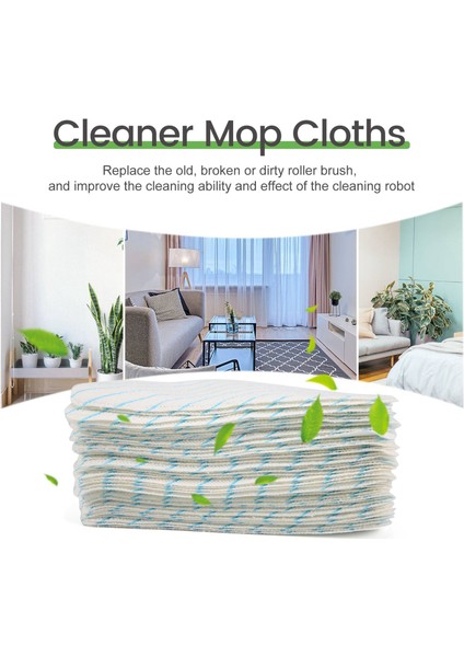Ecovacs Deebot Ozmo T8 Aivi T8 Max Elektrikli Süpürge Parçaları Mop Pedleri Yedek Parçaları 50 Adet Için Tek Kullanımlık Güçlü Bez (Yurt Dışından) indirimleri