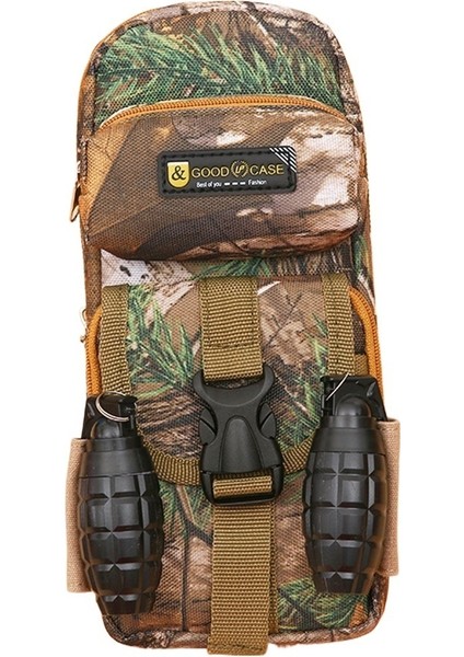 Erkek Çocukları ve Ilkokul ve Ortaokul Öğrencileri Için Kamuflaj Fermuarlı Kalem Kutusu, Tavuk Yiyen Çocuk Çok Katmanlı Kalem Çantası, Dikey Orman Artı El Bombası Kalemi (Yurt Dışından)