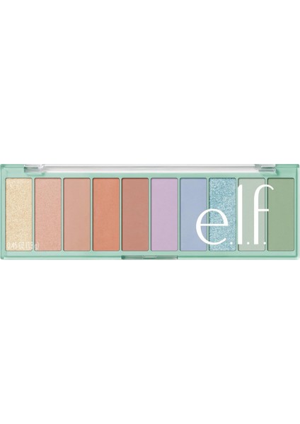 E.l.f 10 Göz Farı Paleti,10 Ultra Pigmentli Renk, Vegan