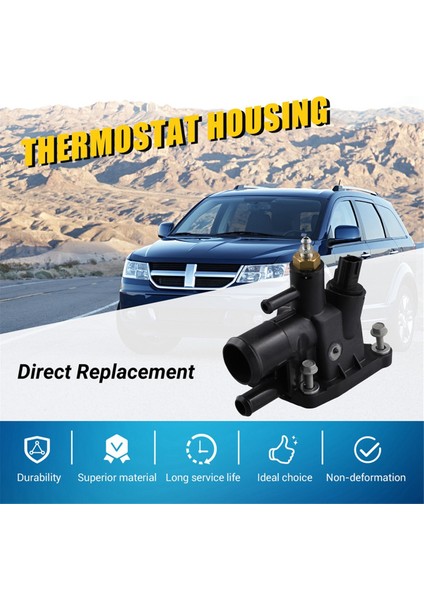 Yeni Yüksek Kaliteli Radyatör Su Borusu Koltuk Termostat Muhafazası 04892116AC 04892116AB Dodge Yolculuk Otomobil Parçaları (Yurt Dışından) fırsatları