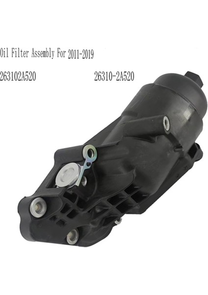 263102A520 Motorlar Hyundai Kia Için Yağ Filtre Montajı Carens Optima Rio Ceed Sportage Venga 2011-2019 26310-2A520 (Yurt Dışından) modelleri