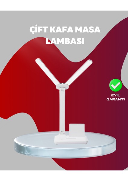 Ds-Derin Kısılabilir LED Masa Lambası – Kalemlik, Telefon Standı ve Okuma Işığı Bir Arada