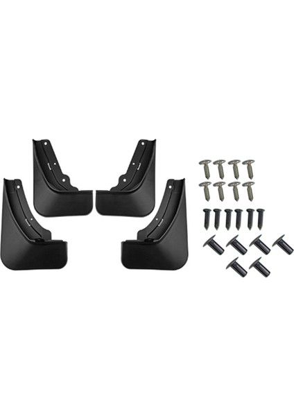 Araba Çamur Fleps Splash Guard Mudguard Çamurlar Çamurluk Harici Kapak Hyundai Santa Fe 2023-2024 (Yurt Dışından)