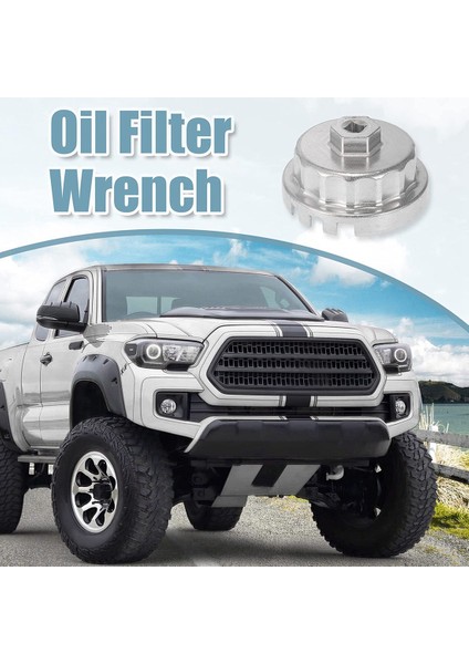 Yağ Filtre Kapağı Anahtarı 14 Flüt Toyota Için 4 Yuva Çıkarma Aracı Camry Rav4 Highlander 2.5l-5.7l Motor, Gümüş Beyaz (Yurt Dışından) fiyatları