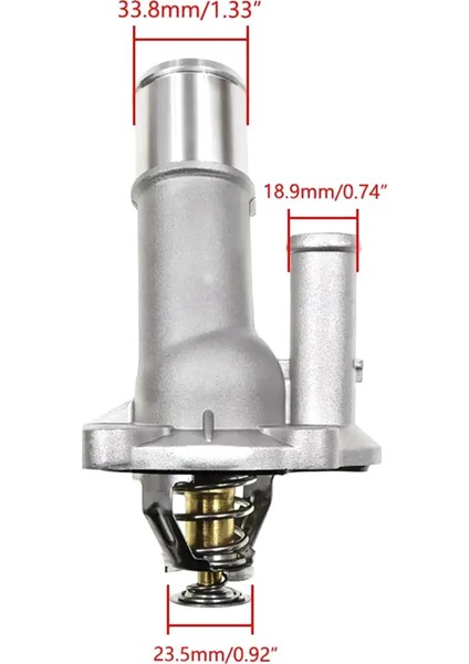 Mazda Için Alüminyum Motor Termostat Gövde Su Borusu 3 5 Mx-5 Ford Focus Lfde LF70-15-170 LF7015170 (Yurt Dışından) indirimleri