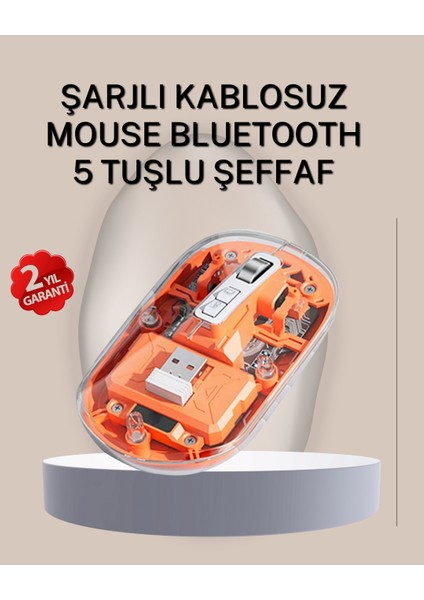 Ds-Derin Çift Modlu Fare – USB Alıcılı ve Bluetooth Bağlantılı