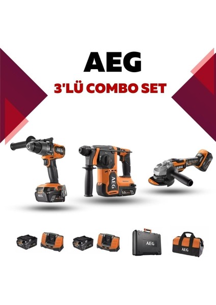 Bbs-Bew-Bbh-1 Akülü Kombo 3'lü Set Kömürsüz