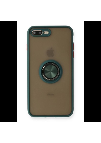 iPhone 7 Plus Kılıf Montreal Yüzüklü Silikon Kapak