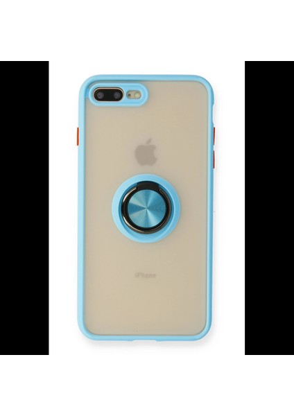 iPhone 7 Plus Kılıf Montreal Yüzüklü Silikon Kapak
