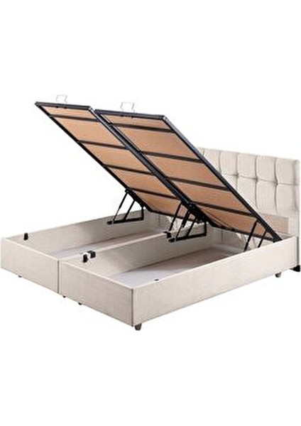 Berlin Çift Kişilik Baza Başlık Ikili Seti, Krem fırsatları