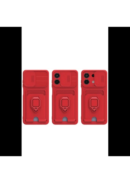 Xiaomi Redmi Note 13 4g Kılıf Zuma Kartvizitli Yüzüklü Silikon fiyatları