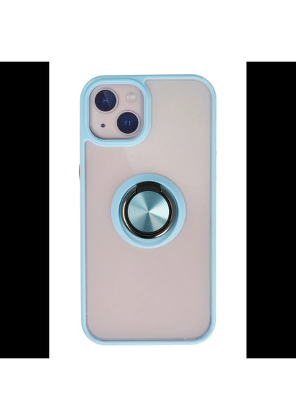 iPhone 15 Kılıf Montreal Yüzüklü Silikon Kapak