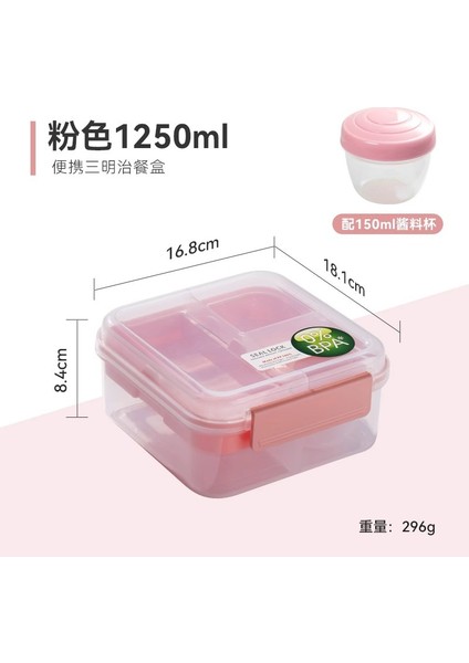 Bölmeli, Aromasız Öğrenci Beslenme Çantası (Yurt Dışından)