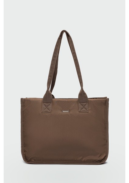 Lora Omuz Çantası Kahve