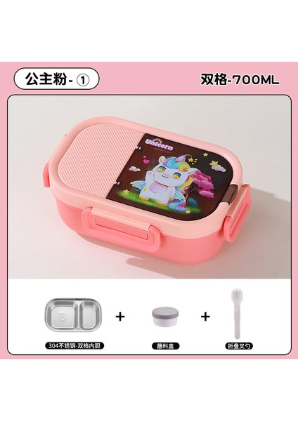 Sevimli Basit Öğrenci Öğle Yemeği Kutusu (Yurt Dışından)