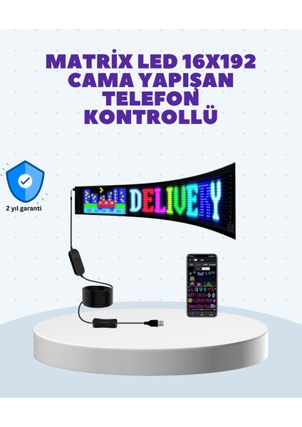Ds-Derin Kurulumu Kolay Renkli LED Yazı Paneli USB Girişli Esnek Yapılı Dijital Reklam Tabelası