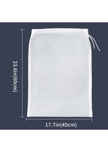 Torba Süzgeç, Ultra Ince Süt Süzgeci, Meyve/kahve Süzgeci, Yoğurt Kesesi 45*60CM